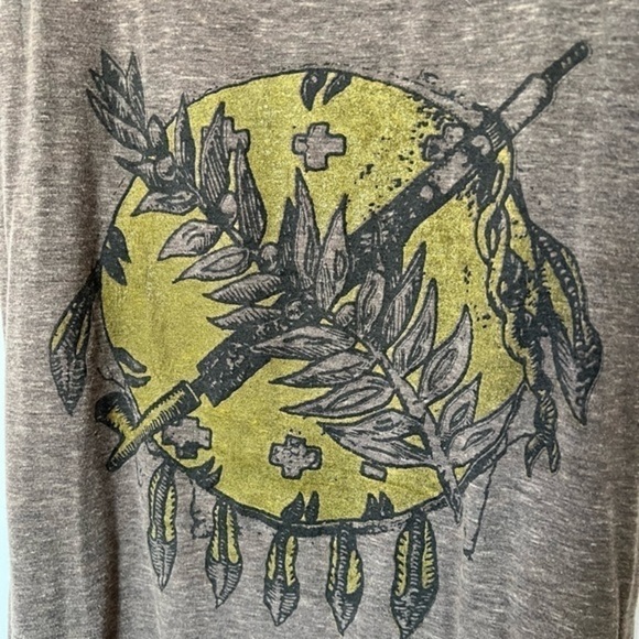 ⭐️ 3/$30 ⭐️ Vintage Oklahoma Flag Small Gray Unisex Tank Top - Picture 2 of 10